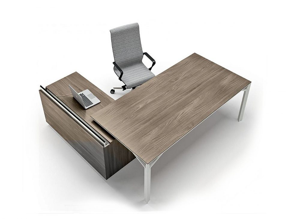 SCRIVANIE DIREZIONALI – uffici – design mobili per ufficio – ommag – fermo – macerata –Scrivania - A01