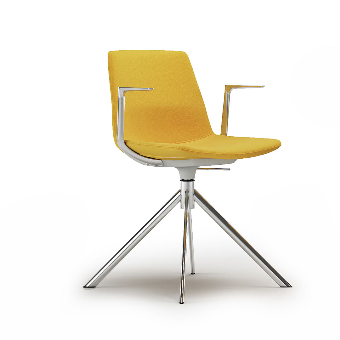 Sedie ufficio – sedie contract - Sedie ospiti, sedie comunità, sedie conferenza– sedute per ufficio - educational – chairs – arredouffici - ommag – fermo – macerata - QUADRIFOGLIO Clue H20